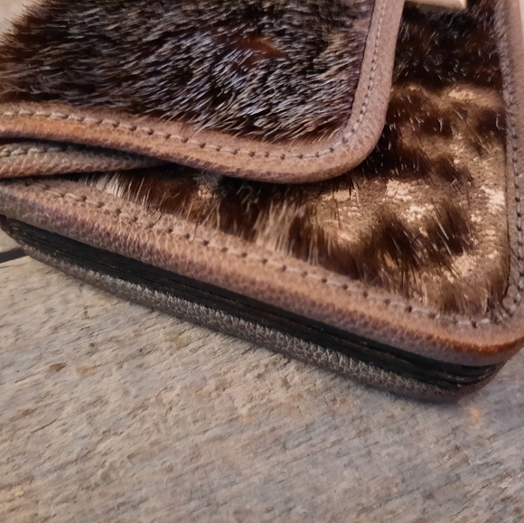 Vintage Seal Fur Wallet - Dark Brown - Picture 10 of 10